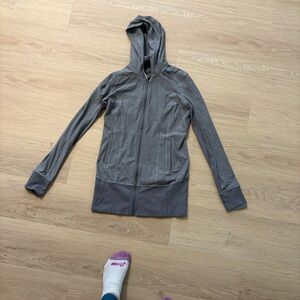 Gray Women's Hooded Jacket